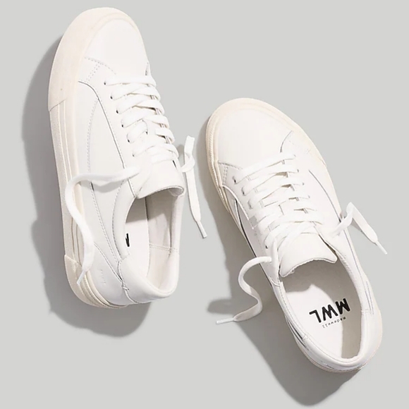 Madewell sidewalk low top sneakers white - Picture 2 of 6